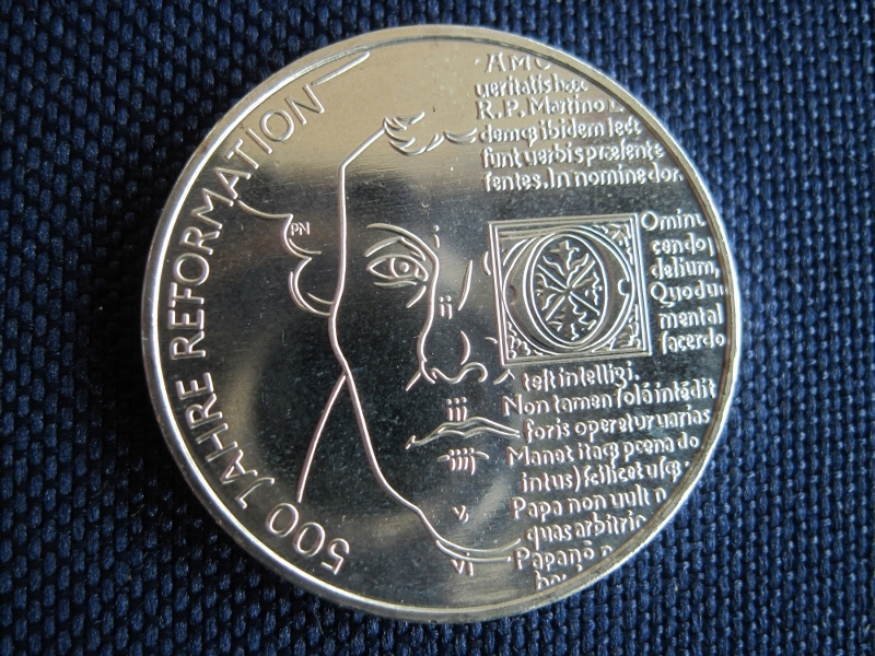 Münze 20 Euro Silbermünze 2017 A "500 Jahre Reformation / Luther" unzirkuliert.