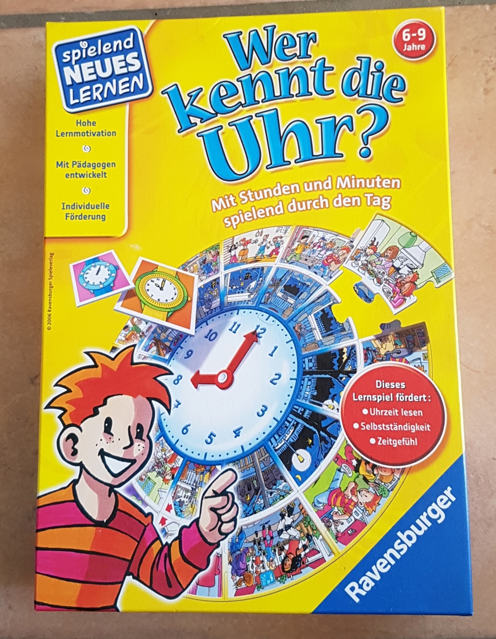 Ravensburger Spiel Wer kennt die Uhr?