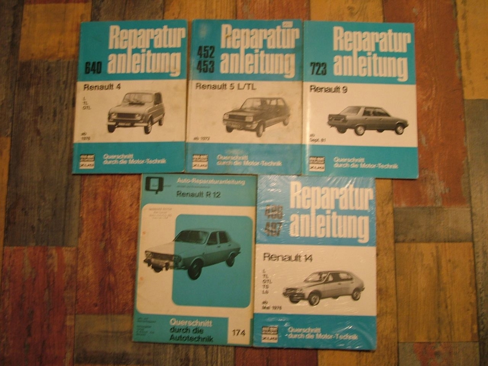 Reparaturanleitung Renault R 4 5 9 12 14