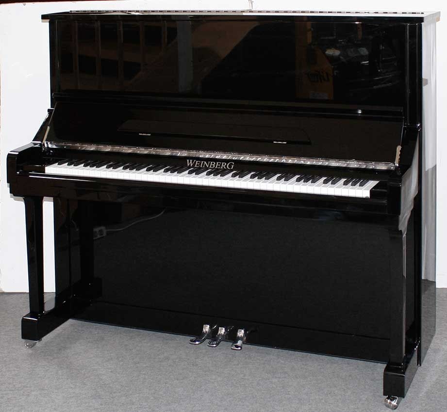 Klavier Weinberg U 131 T, schwarz poliert, 5 Jahre Garantie