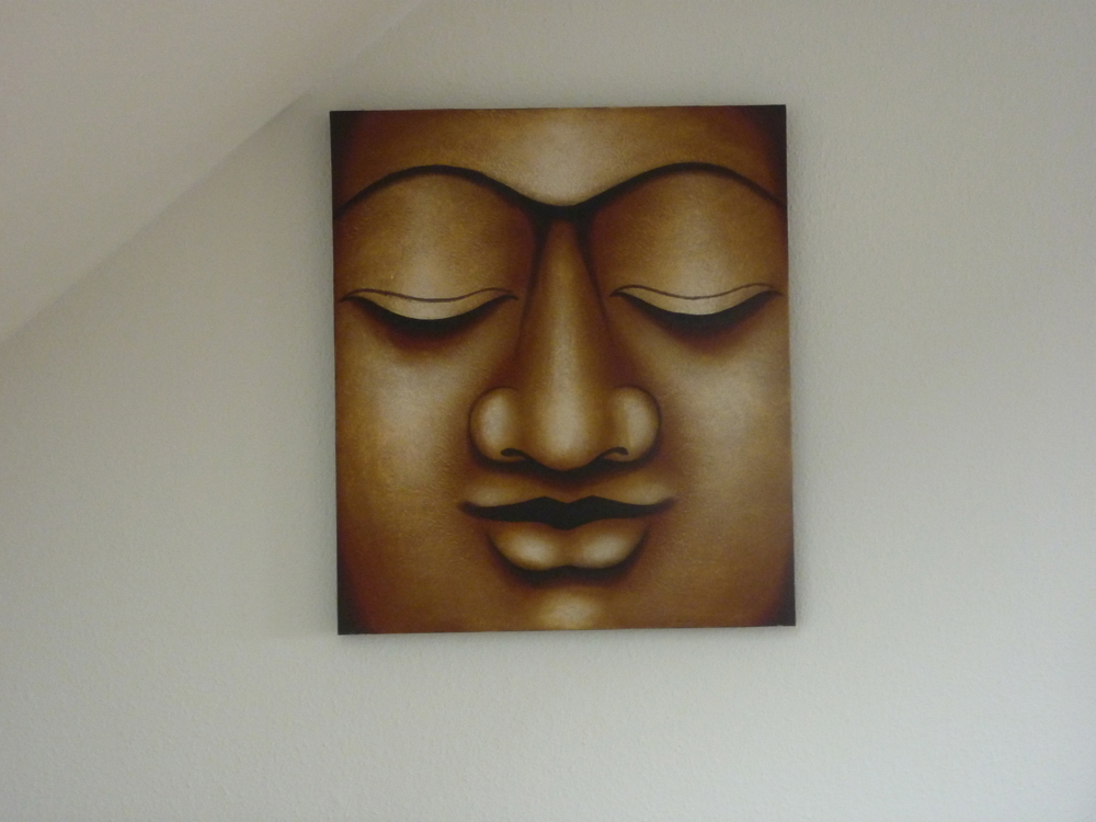 Buddha auf Canvas 70X80X4cm(keine Massenware)