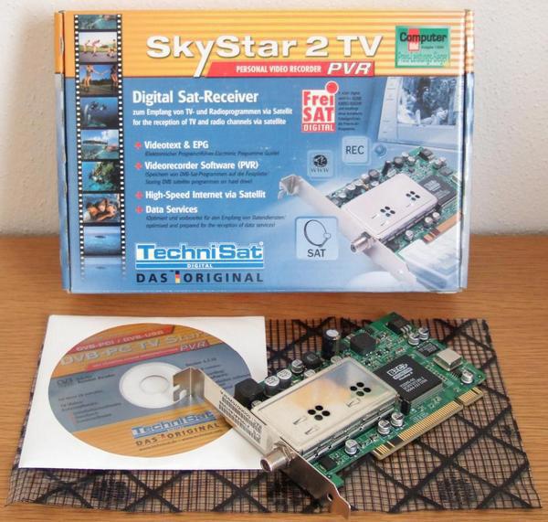 Technisat SkyStar 2 TV PCI TV-Karte (DVB-S, nicht DVB-S2)