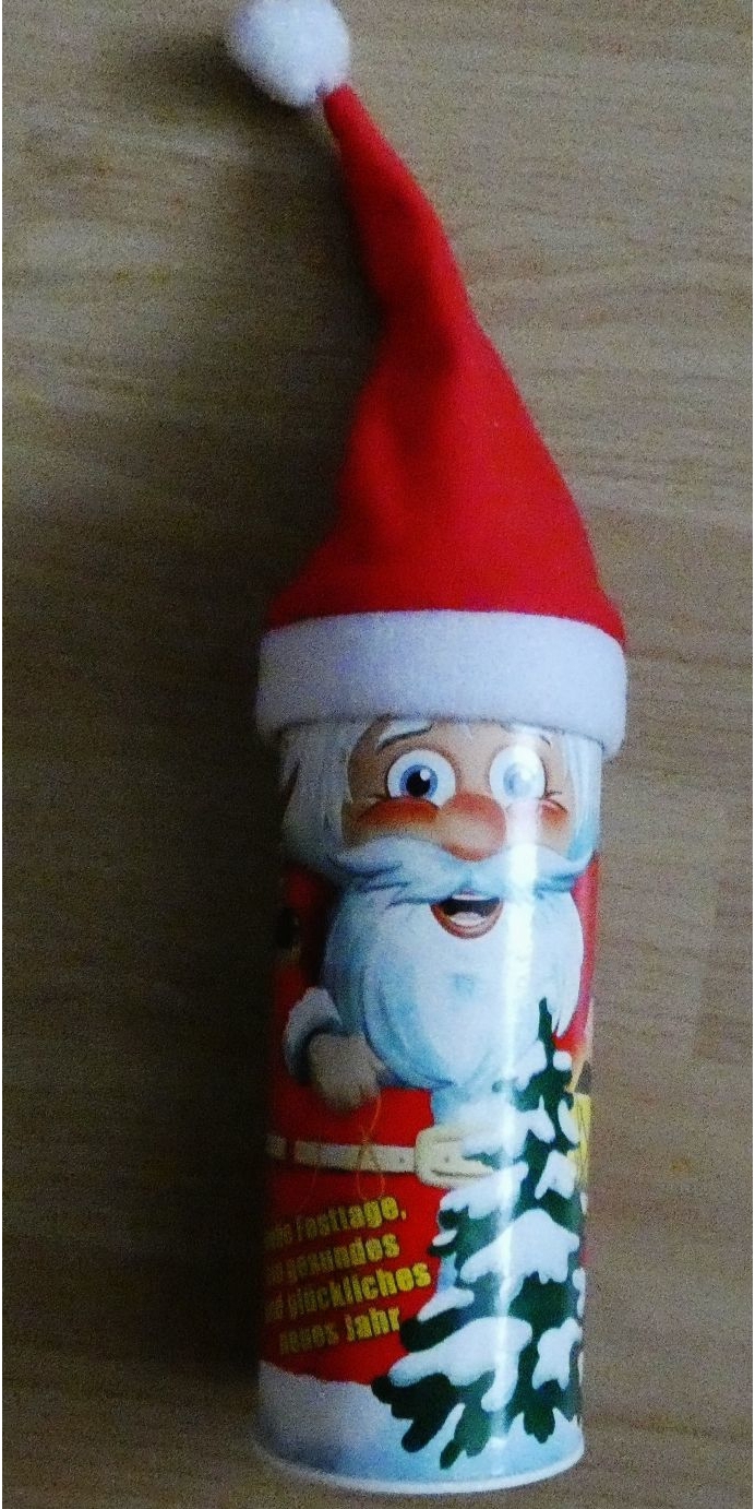 Geschenkverpackung / Weihnachten - Süßigkeitenbox / Weihnachtsmann