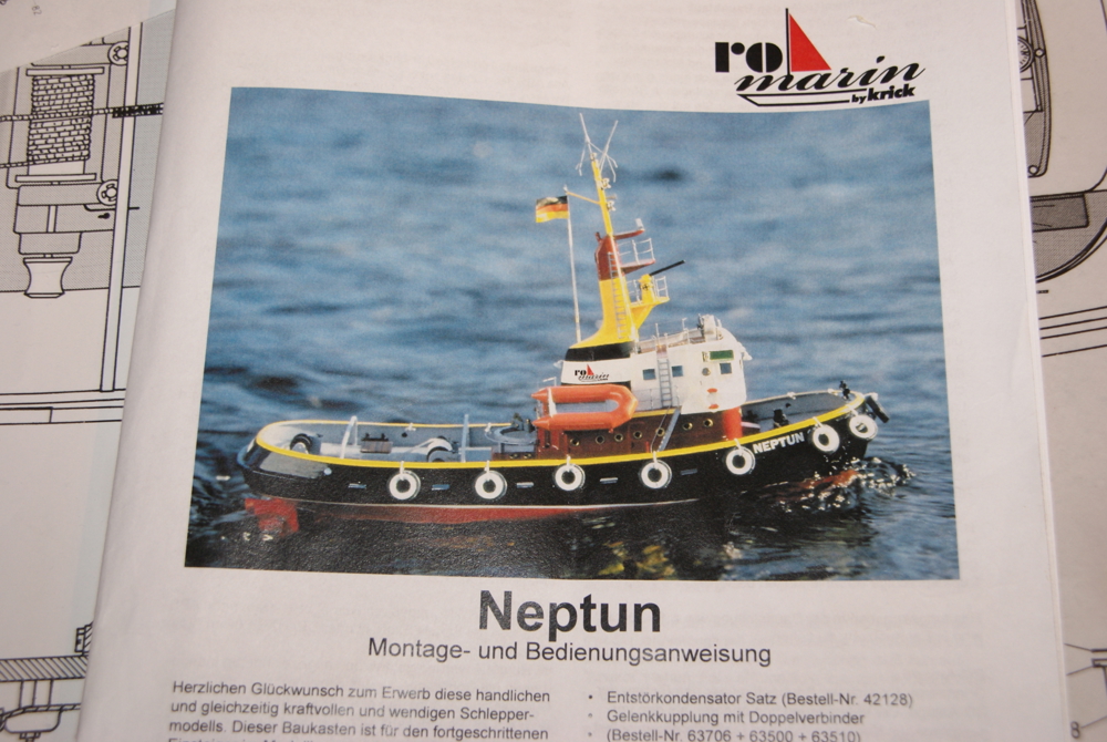 Modellschiff "Neptun"