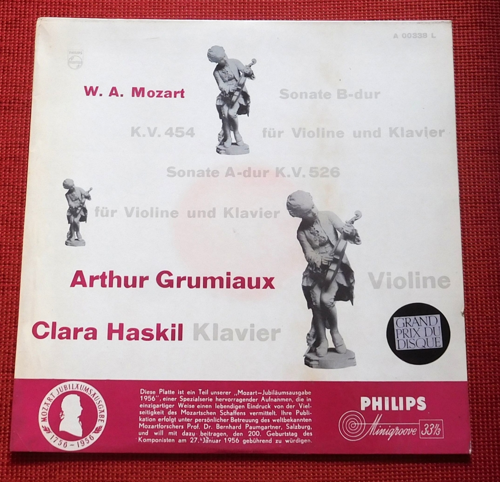 W. A. Mozart - Arthur Grumiaux, Clara Haskil