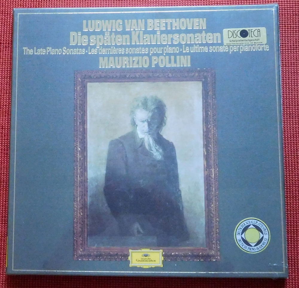 3 LP in Box Ludwig van Beethoven Die späten Klaviersonaten