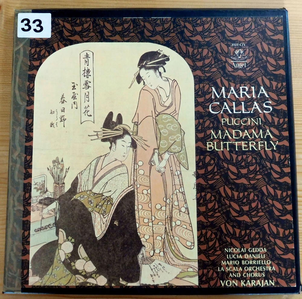 3 LP`s in Box Maria Callas - Puccini - Madame Butterfly