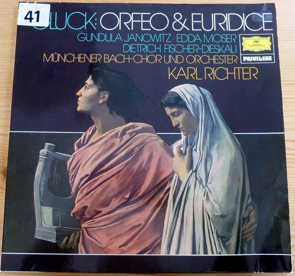 2 LP`s Gluck: Orfeo & Euridice