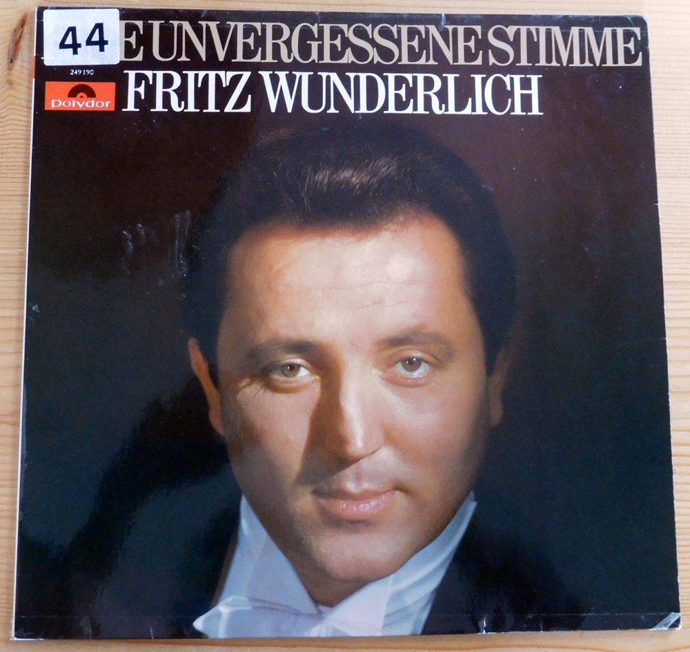 LP Eine unvergessene Stimme - Fritz Wunderlich