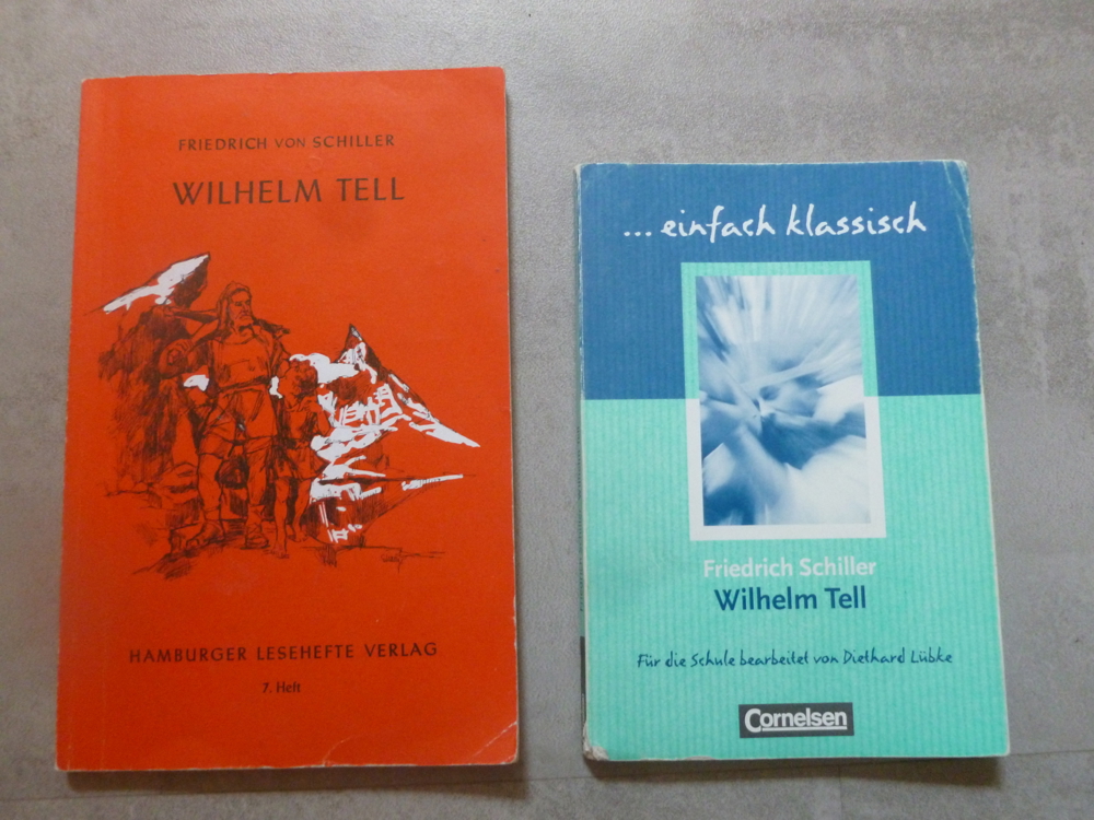 2 Bücher Wilhelm Tell von Friedrich Schiller