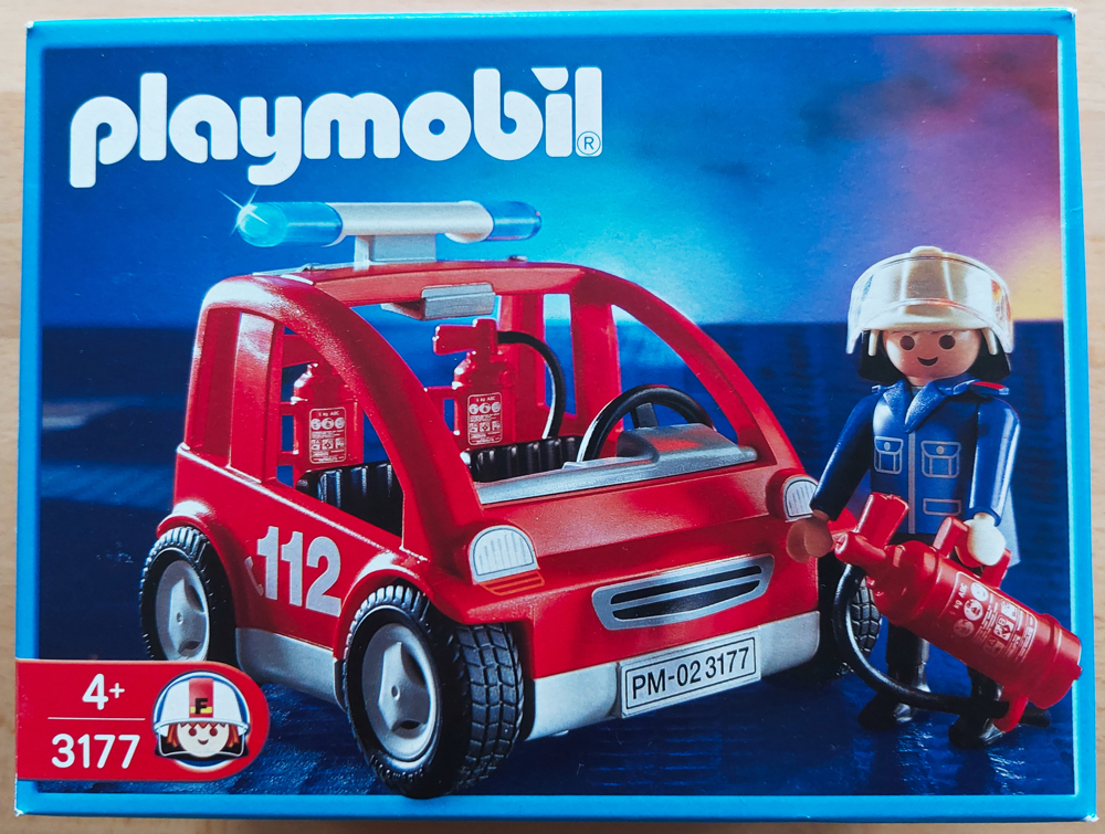 Playmobil 3177 Feuerwehrfahrzeug 112 Kommandowagen NEU MIB OVP