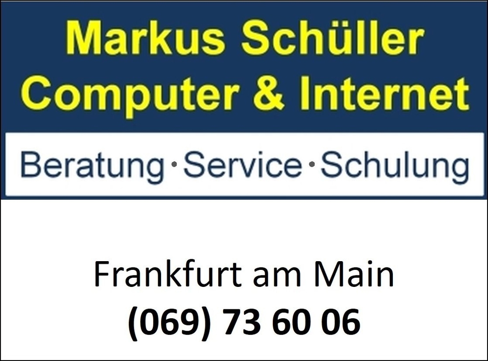 Computer & Internet - Beratung, Schulung & Service in Frankfurt/M. Computerservice Laptop Notebook
