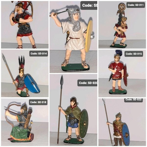 Agostini Römische Zinnsoldaten Krieger Gladiator Soldat FABBRI italeri Römer Figuren