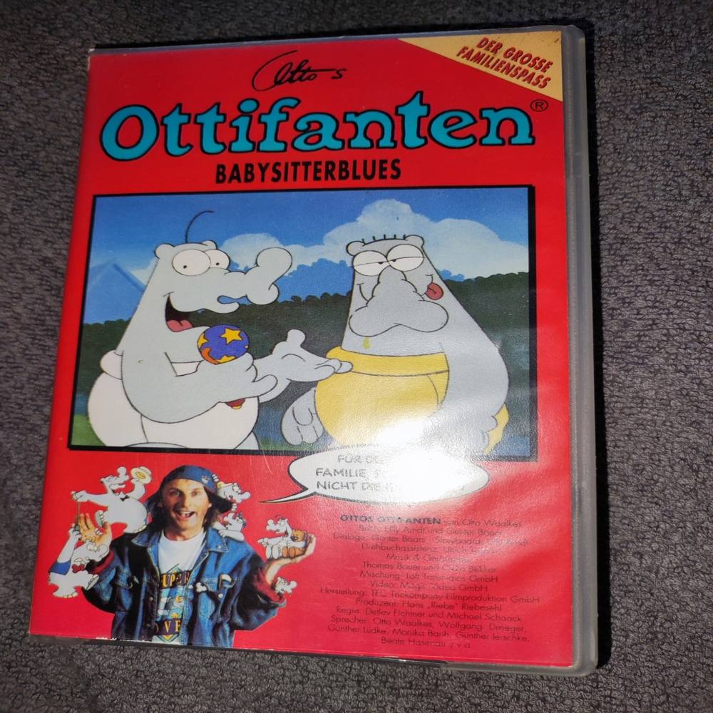 VHS-Kassette Ottos Ottifanten - Babysitterblues