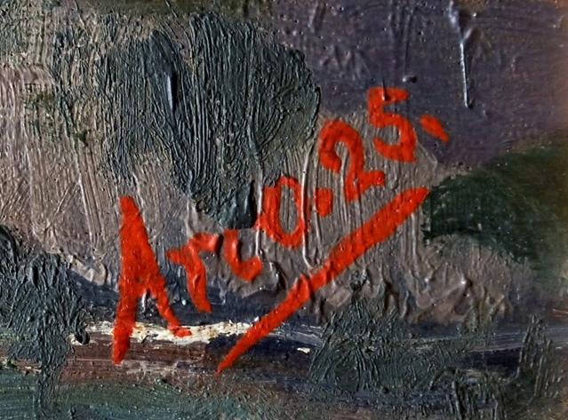 Suche Gemälde Radierungen signiert WT und ARCO25
