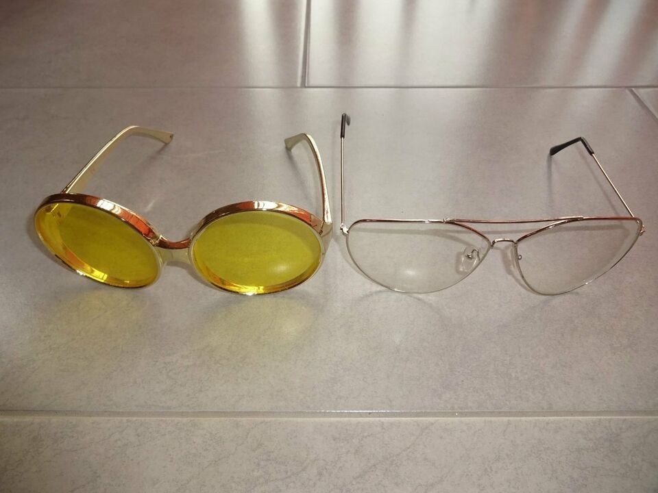 Faschings-Brillen zu verkaufen *Hippie*