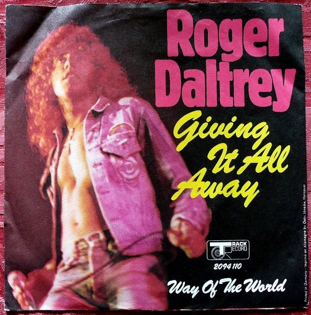Roger Daltrey - Giving it all away - Vinyl Single