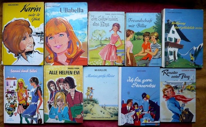 10 beliebte Mädchenbücher aus den50er/60er Jahren