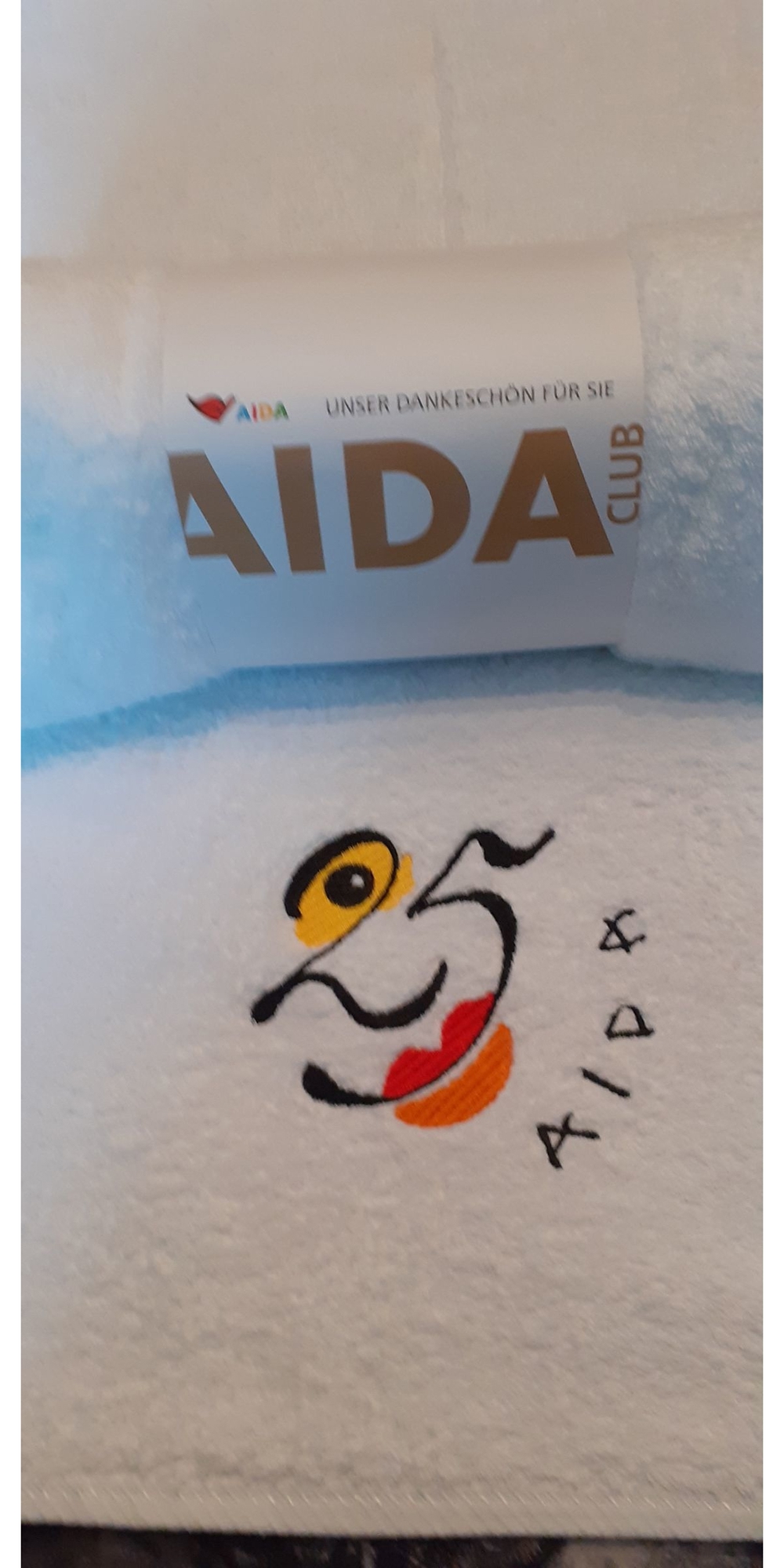 AIDA-Badetücher "25 Jahre AIDA"