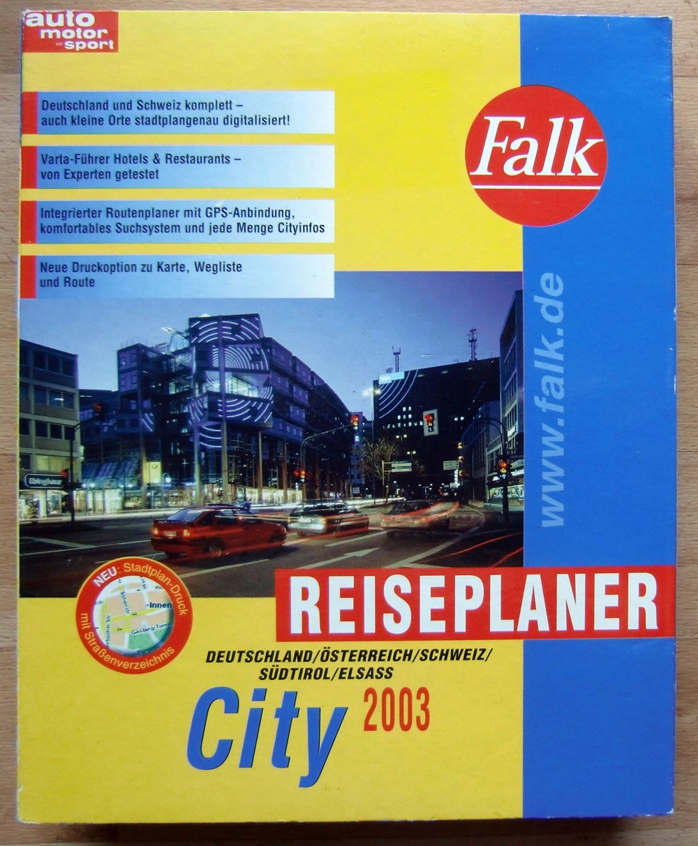 Falk Reiseplaner City Deutschland, Österreich, Schweiz, Südtirol, Elsass