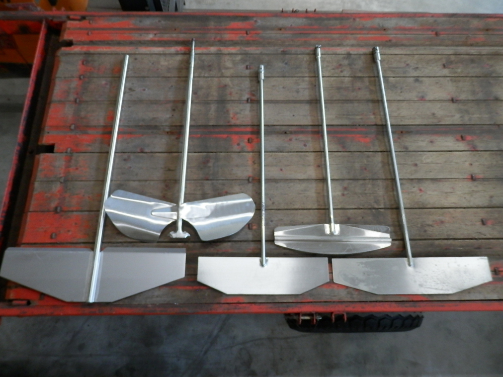 Edelstahl Rührflügel, Rührpaddel