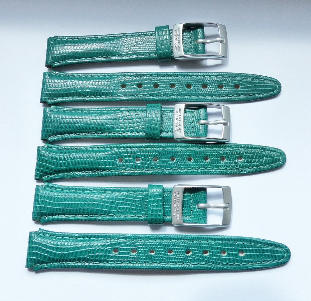 Original Benetton Uhrenarmband Leder 14/16mm Breite
