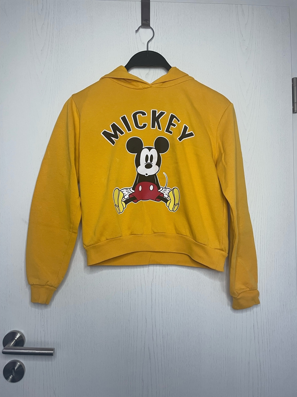 Disney Mickey Mouse Hoodie/Pullover in gelb, C&A, Größe 146/152