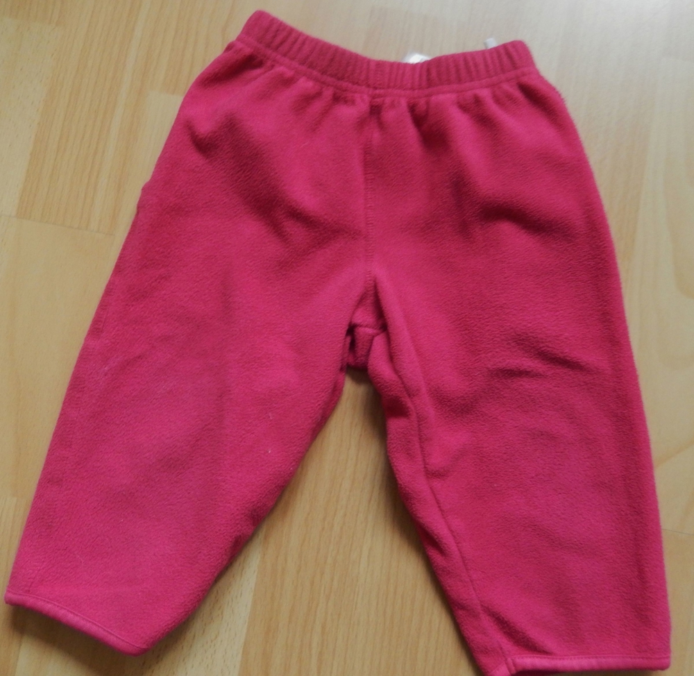 Fleece - Hose / Schlupfhose Gr. 86 pink H&M