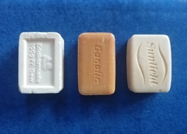 3 alte Seifen aus Omas Seifenkiste