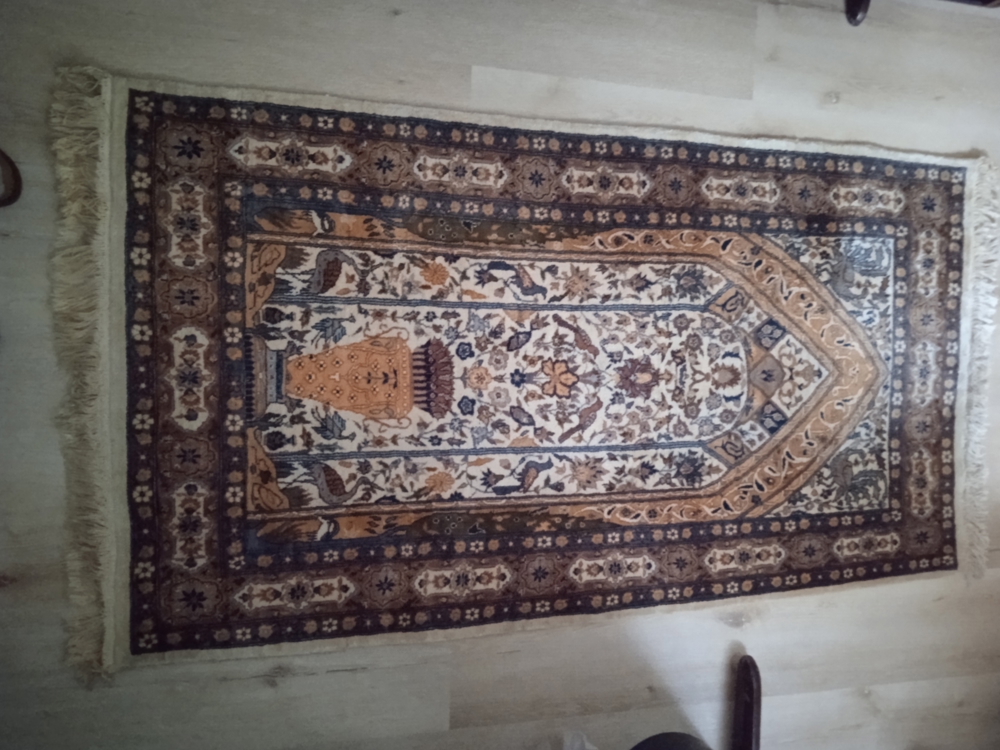 Teppichläufer - vermutlich Schurwolle 167 x 92 cm gepflegt