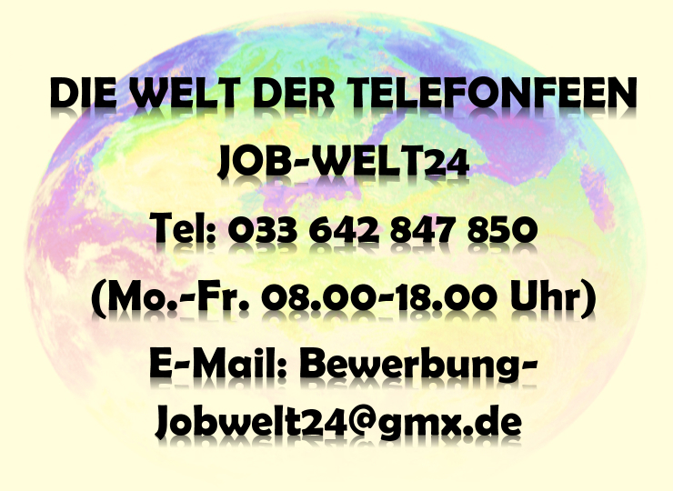 BUNDESWEIT Telefonistin in Heimarbeit Homeoffice gesucht! Liebevolles Team, Bezahlung bis 43,20 EUR/