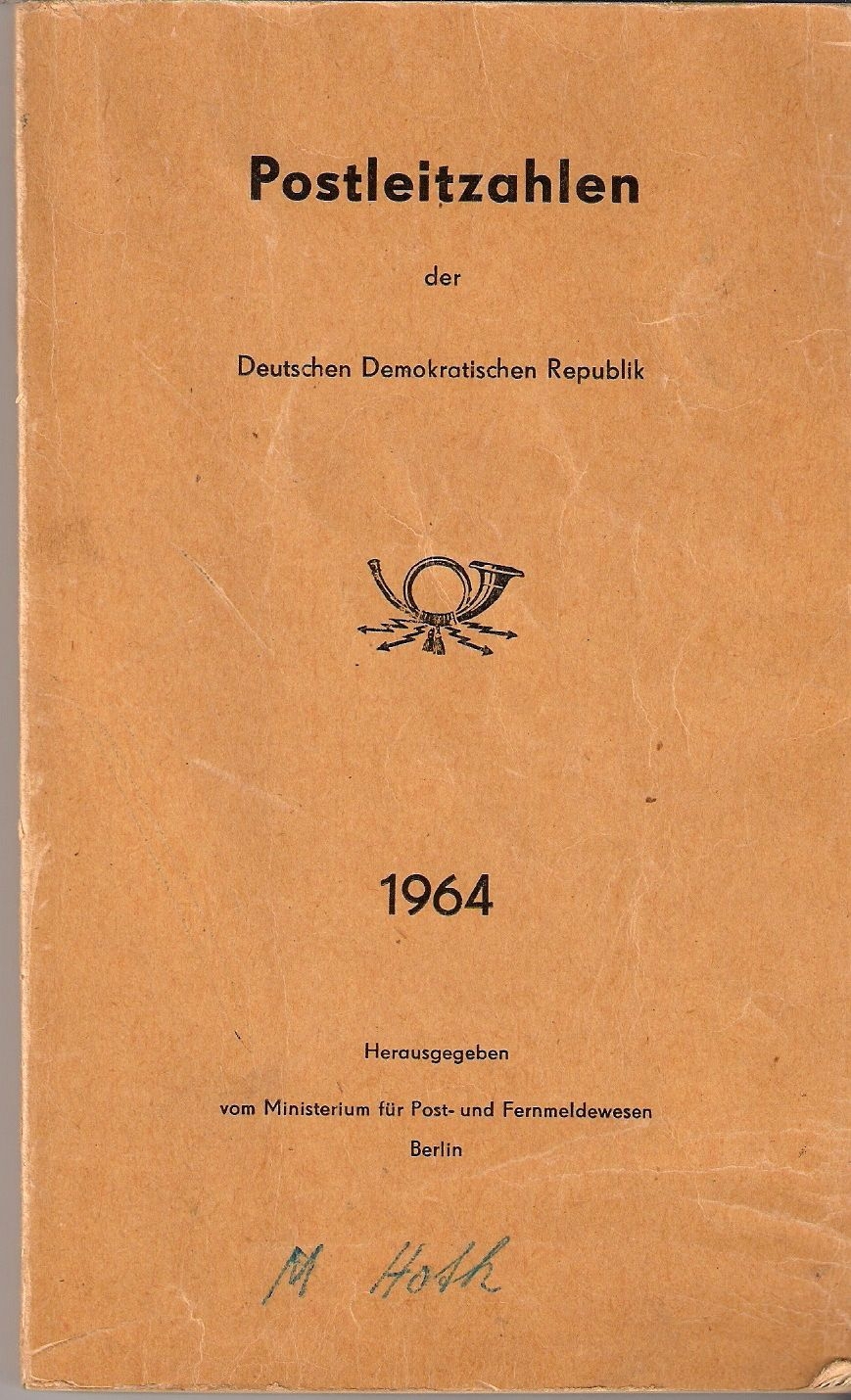 DDR Postleitzahlenbücher
