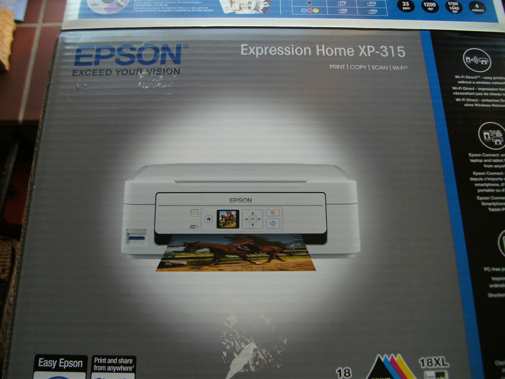 EPSON-Drucker Expression Home XP-315 zu verschenken