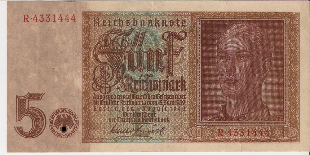 5 ReichsMark 1942