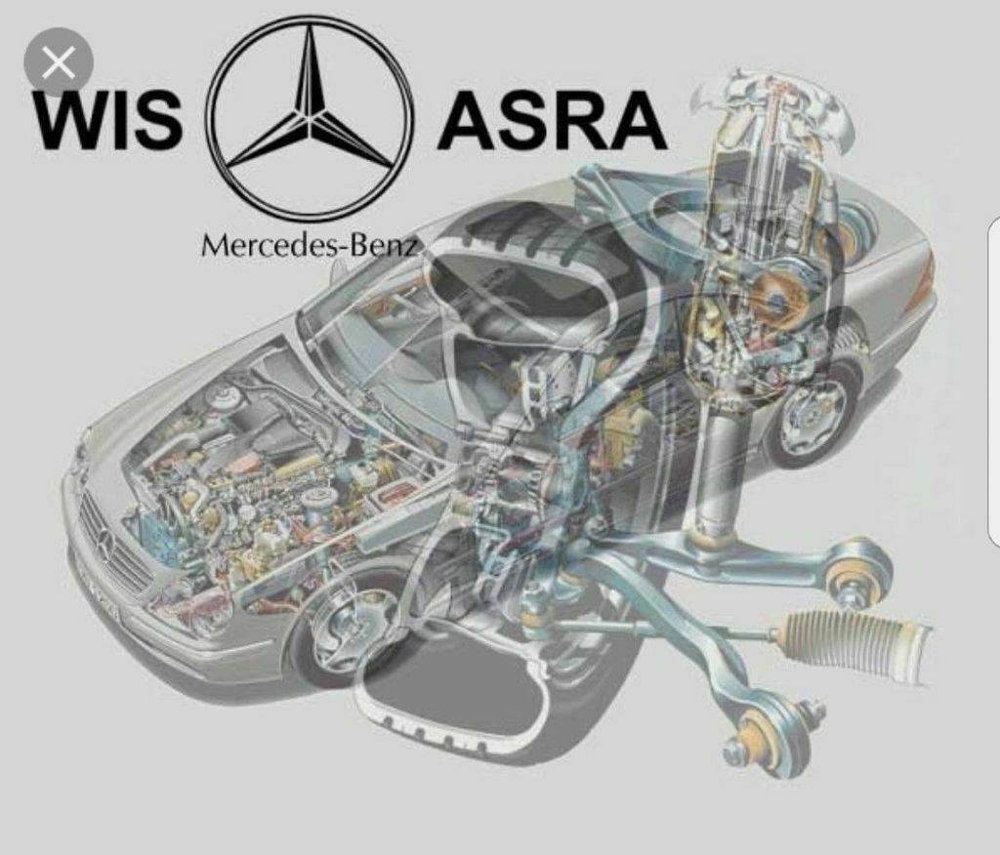 WIS ASRA EPC 2018 Reparaturanleitung für Mercedes Benz & AMG auf USB Stick