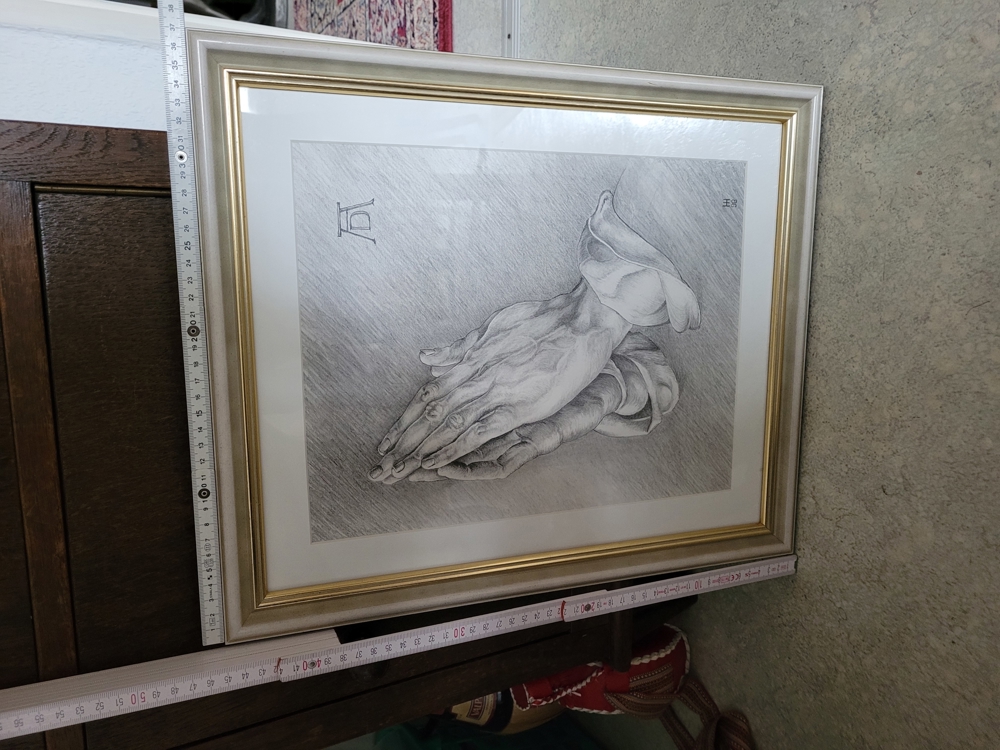 Bild betende Hände.