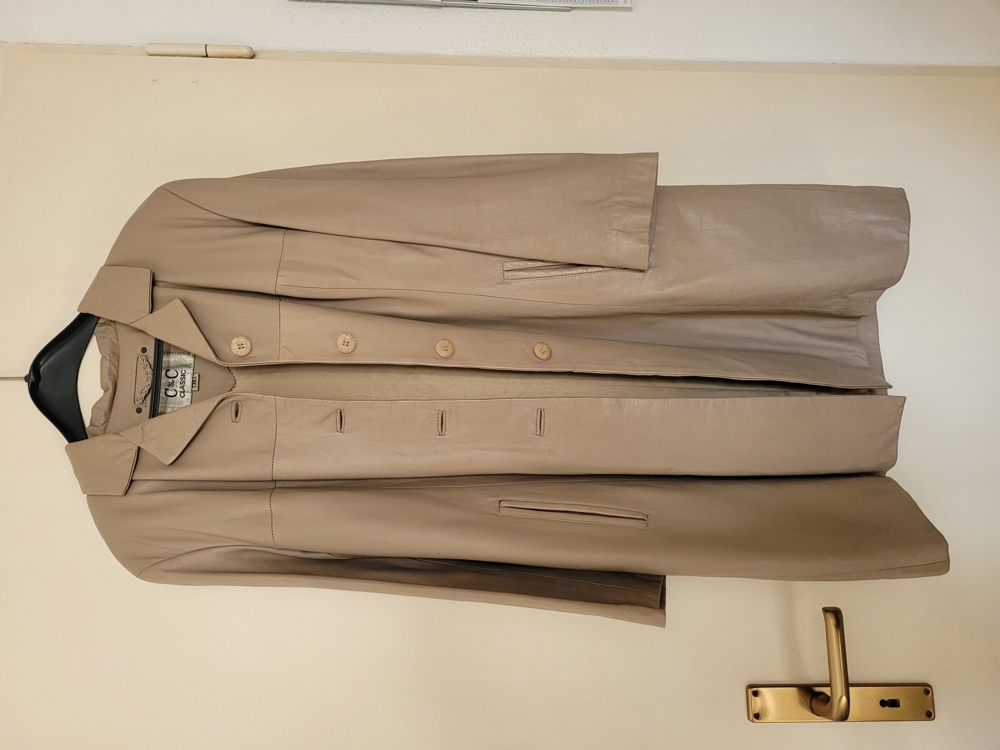 Damen Ledermantel. Gr.40