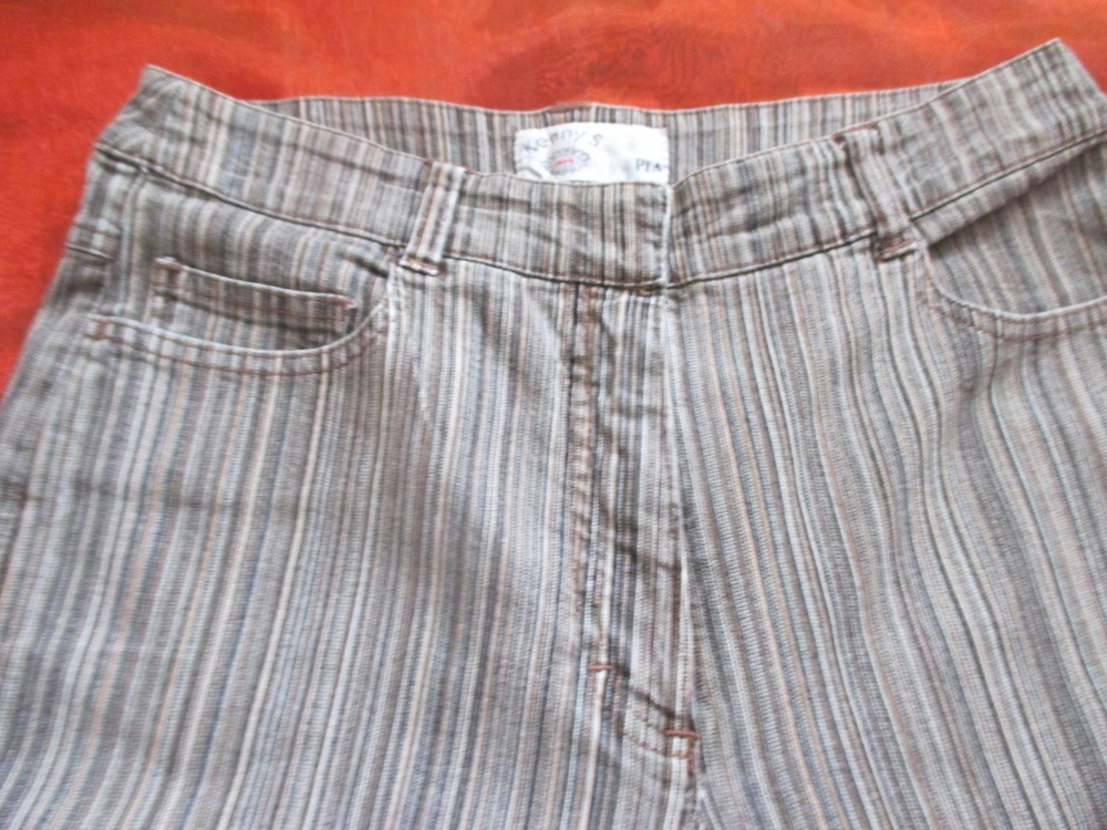 NEU Marlene Style Streifen Jeans Hose Kenny S. Modell PIA braun