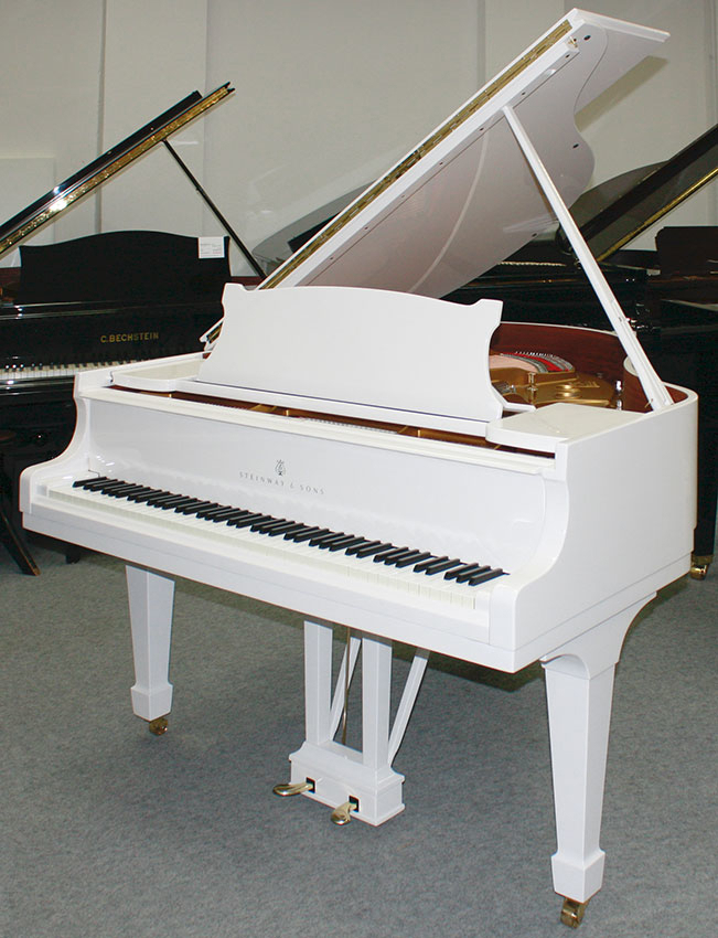 Flügel Klavier Steinway & Sons S-155 weiß poliert, 5 Jahre Garantie