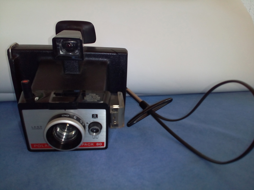 Polaroid Colorpack 80 Land Camera Sofortbildkamera, Tasche, wenig benutzt