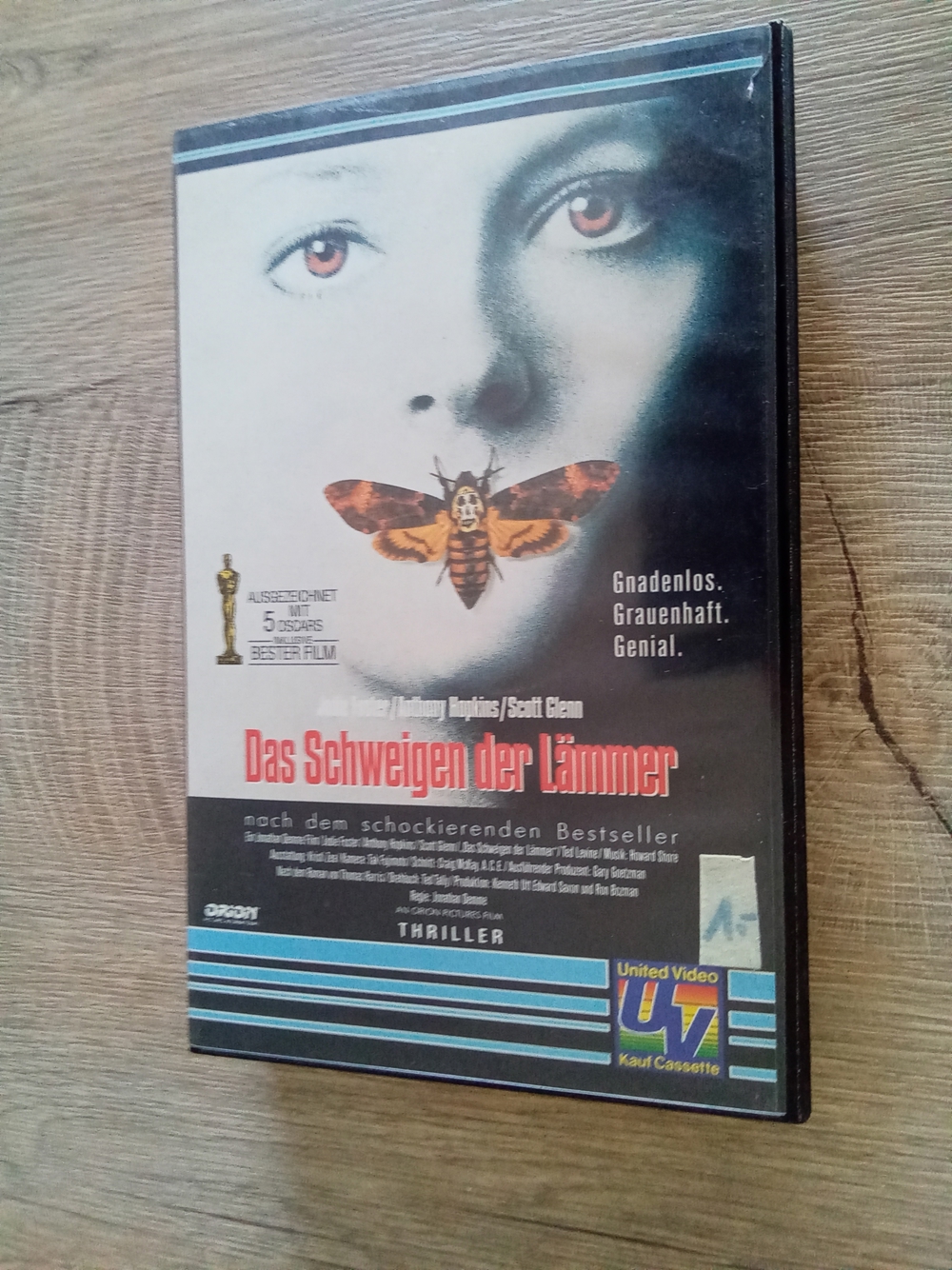 VHS Original Cassette Das Schweigen der Lämmer