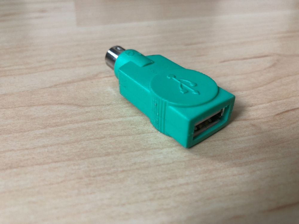 Adapter PS 2 auf USB A für Maus und Tastatur