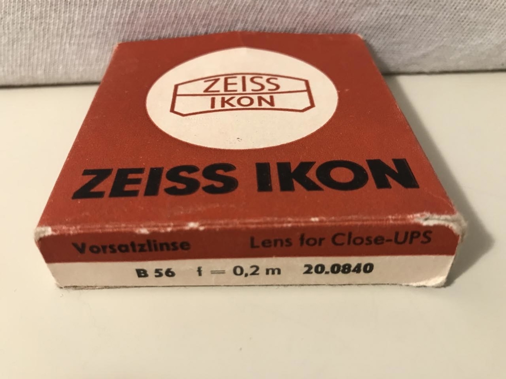 Zeiss Ikon Vorsatzlinse Proxar, f=0,2 m, B56, 20.0840
