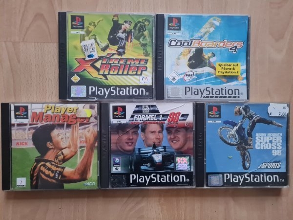 PlayStation 1 Spiele PS1 PSX Play Station