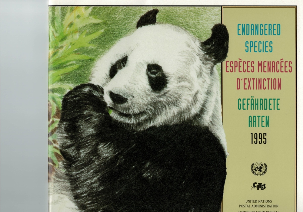 UNO Wien / Genf / NY Gefährdete Arten 1993-1995 in Sammelmappe wahlweise - Katalogwert 43,50 EUR)