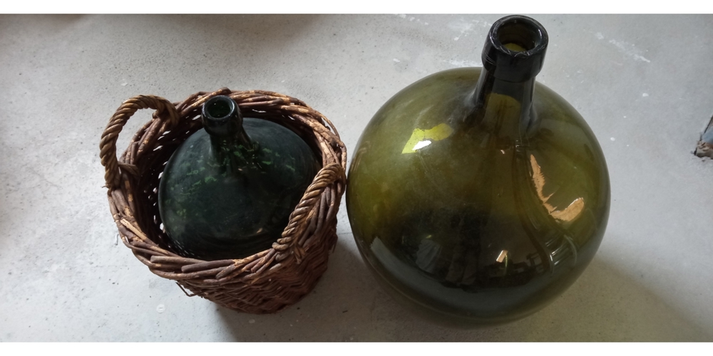 Glasballons Kugelflaschen Weinballon