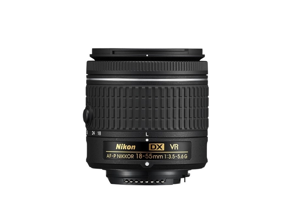 Nikon AF-P DX Nikkor 18-55mm f 1:3,5-5,6 G VR Objektiv mit Hoya UV Filter