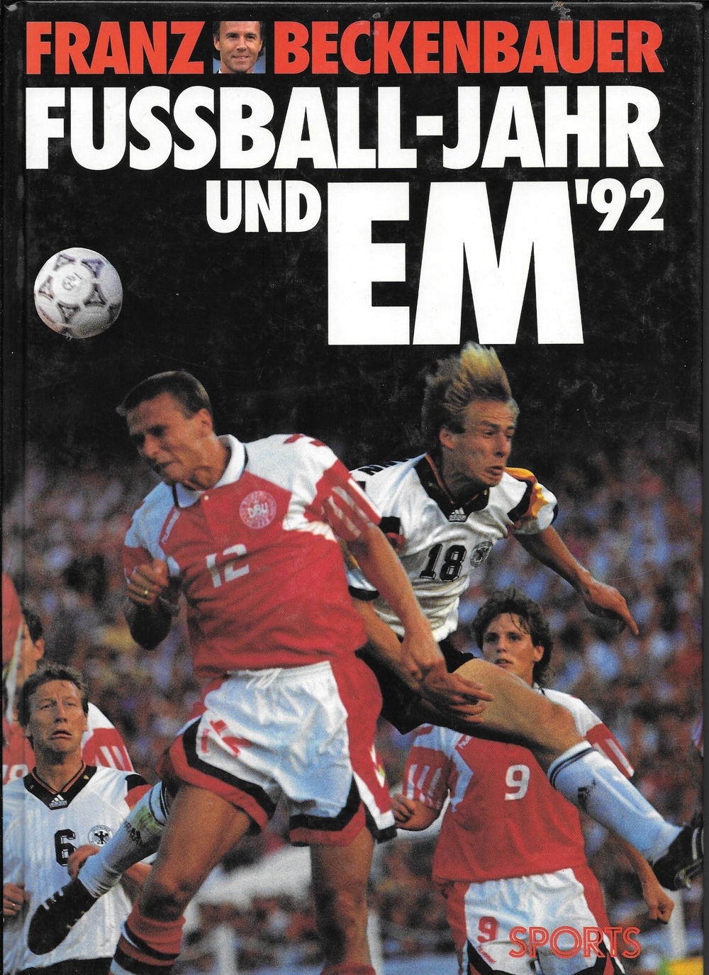 Sportbuch Fußball-Jahr und EM 1992