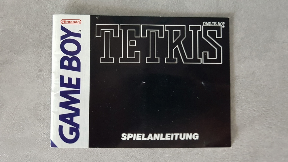 # Nintendo Game Boy Spielanleitung TETRIS der absolute Klassiker