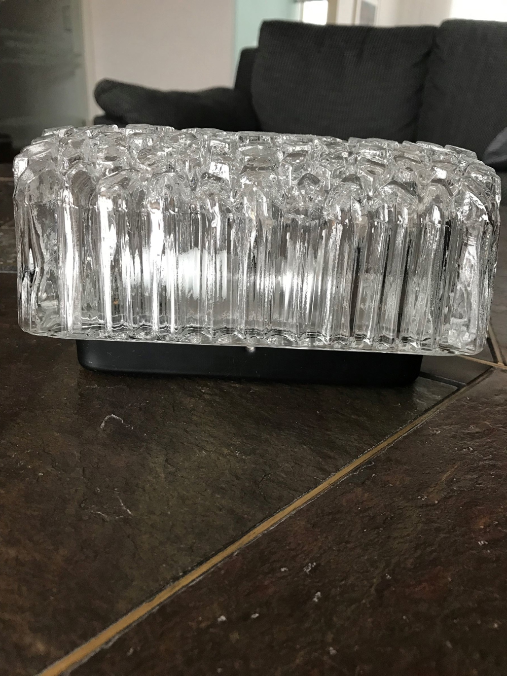 Decken- /Wandlampe Kristallglas